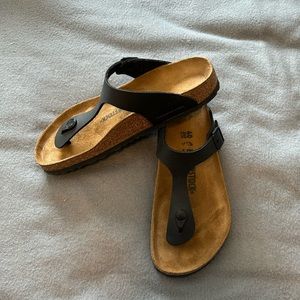 Birkenstock size 9 black sandals